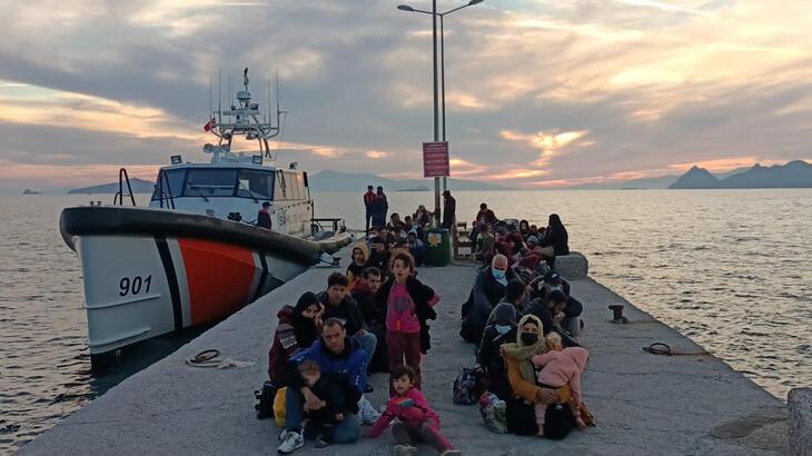 Bodrum’da 79 kaçak göçmen kurtarıldı