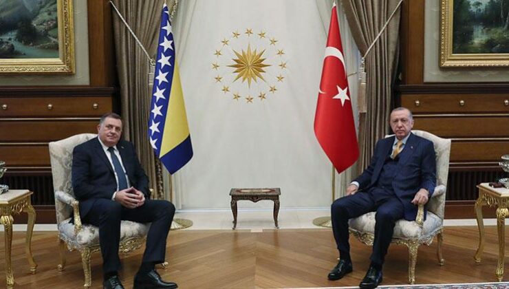 Cumhurbaşkanı Erdoğan, Milorad Dodik ile bir araya geldi