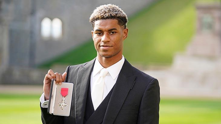 İngiltere, Rashford’a kraliyet nişanı verecek