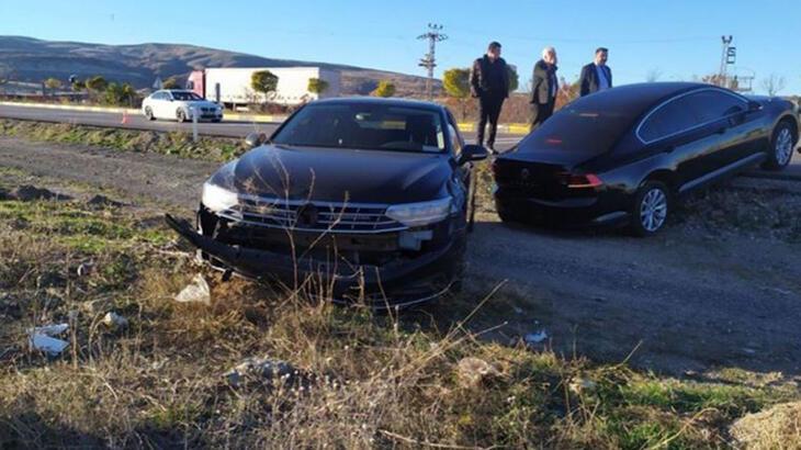 İYİ Parti Genel Başkanı Akşener’in konvoyunda kaza