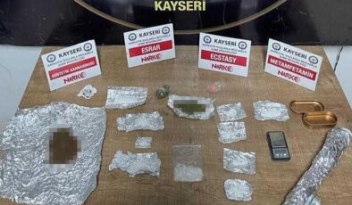 Kayseri’de uyuşturucu operasyonunda 9 kişi yakalandı