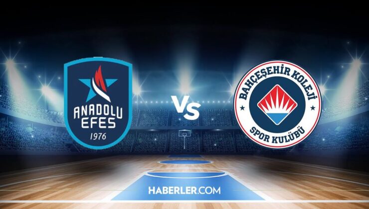 Anadolu Efes – Bahçeşehir Klj maçı ne zaman? Anadolu Efes – Bahçeşehir Klj maçı hangi kanalda, saat kaçta? şifreli mi?