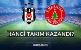 Beşiktaş-Ümraniyespor maçını hangi takım kazandı? Beşiktaş-Ümraniyespor maçı kaç kaç bitti? Beşiktaş-Ümraniyespor maç özeti!