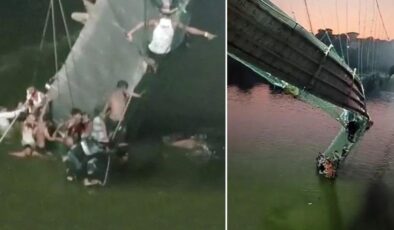 Hindistan’daki köprü faciasında bilanço artıyor: 132 kişi hayatını kaybetti