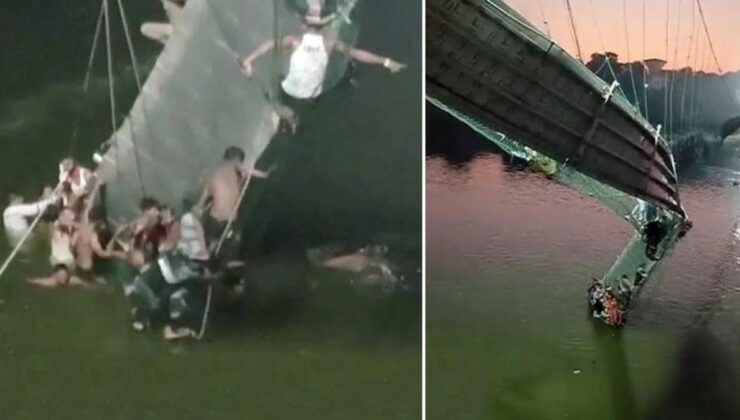 Hindistan’daki köprü faciasında bilanço artıyor: 132 kişi hayatını kaybetti