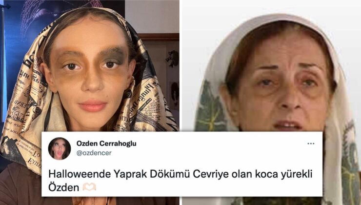 İşte Benim Stilim Yarışmasıyla Ünlenen Özden Cerrahoğlu’nun Halloween Stili Sosyal Medyanın Diline Düştü!