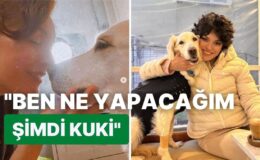 Başarılı Oyuncu Ezgi Mola Hayatını Kaybeden Köpeği Kuki’ye Ettiği Duygusal Vedayla Yürek Burktu