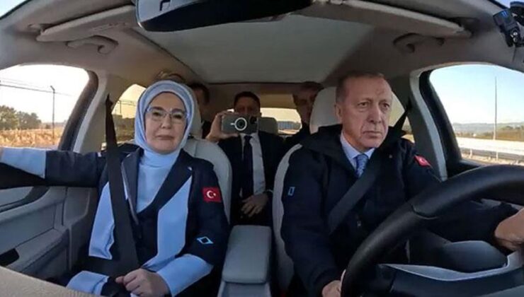 Cumhurbaşkanı Erdoğan Togg’u sürerken ki görüntülerini sosyal medya hesabından paylaştı