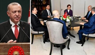 Cumhurbaşkanı Erdoğan’dan 6’lı masanın taslağındaki anayasa değişiklik teklifine ilk yorum! “Veto yetkisi” detayına çok kızdı