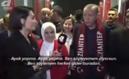 Cumhurbaşkanı Erdoğan’la A Haber muhabiri arasında ilginç diyalog: Ayak yapma
