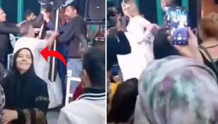 Düğünde gelin ve damat birbirine girdi, o sırada kayınvalidenin surat ifadesi ise bomba