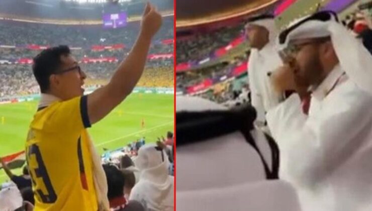 Dünya Kupası’nda ortalık karıştı! Ekvadorlu taraftarın manidar el hareketini gören Katarlıyı zor tuttular