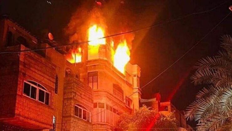 Gazze Şeridi’nde bir apartman dairesinde yangın çıktı: 21 ölü