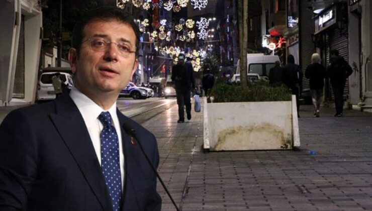 İmamoğlu, saldırı sonrası İstiklal Caddesi’ndeki bankların sökülmesine tepki gösterdi: Saksılara suç bulmak değil de saksıları çalıştırmak lazım