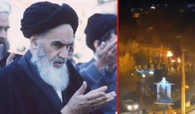 İran’da kaosun şiddeti artıyor! Ayetullah Humeyni’nin evine molotof atıp, ateşe verdiler