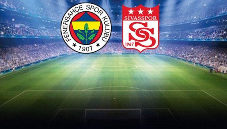 Jorge Jesus’tan 4 değişiklik! Fenerbahçe-Sivasspor maçında ilk 11’ler belli oldu
