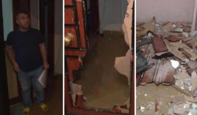 Kiracısıyla zam konusunda anlaşamayan ev sahibi, kapıyı balyozla kırdı