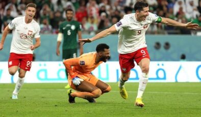 Lewandowski, Dünya Kupası’nda ilki başardı! Polonya, Suudi Arabistan’ı rahat geçti