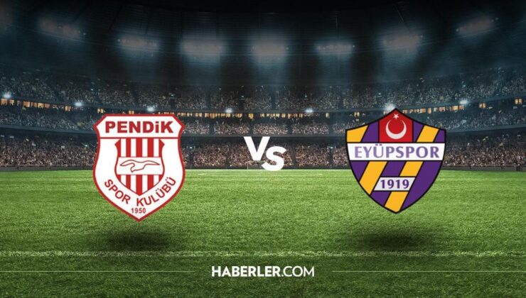 Pendikspor – Eyüpspor maçı canlı izle! Pendikspor – Eyüpspor maçı hangi kanalda? Pendikspor – Eyüpspor maçı canlı izleme linki!