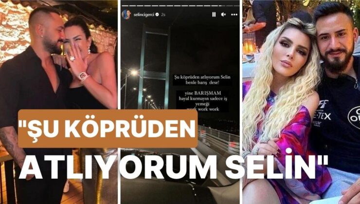 Selin Ciğerci ve Gökhan Çıra’nın Birbirlerine Boğaz Köprüsü Üzerinden Yaptıkları Gönderme Kafaları Yaktı