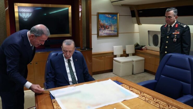 Son dakika: Görüntüler servis edildi! Cumhurbaşkanı Erdoğan harekat emrini böyle verdi
