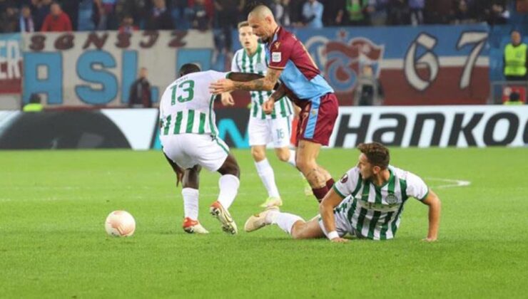 Trabzonspor, Avrupa Ligi’ne veda etti! Temsilcimiz yoluna Konferans Ligi’nde devam edecek