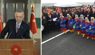 Açılıştaki gösteriye hayran kalan Cumhurbaşkanı Erdoğan, Bakan Karaismailoğlu’na talimat verdi