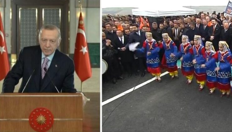 Açılıştaki gösteriye hayran kalan Cumhurbaşkanı Erdoğan, Bakan Karaismailoğlu’na talimat verdi