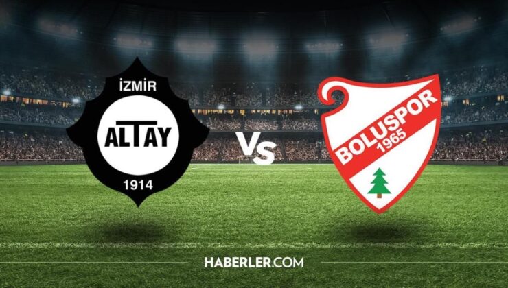 Altay – Boluspor maçı canlı izle! Altay – Boluspor maçı hangi kanalda? Altay – Boluspor maçı canlı izleme linki!