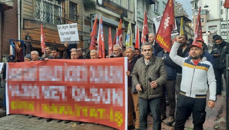 Asgari ücret için eylem yaptılar! Açtıkları pankarttaki rakamı görenler “İmkansız” demekten kendini alamadı