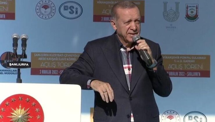 Cumhurbaşkanı Erdoğan Şanlıurfa’da! Konuşmasına İbrahim Tatlıses şarkısıyla başladı