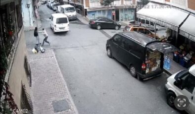 Esenler’de minibüslü gaspçılar kadının cep telefonunu çaldı