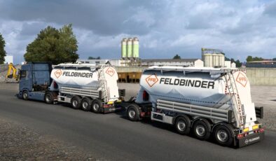 Euro Truck Simulator 2’nin yeni DLC’si Feldbinder Trailers yayınlandı