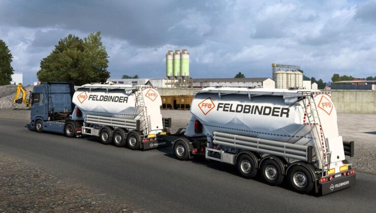 Euro Truck Simulator 2’nin yeni DLC’si Feldbinder Trailers yayınlandı