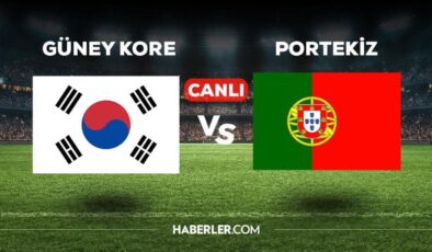 Güney Kore – Portekiz maçı CANLI izle! Güney Kore Portekiz Dünya Kupası maçı canlı izle! Portekiz maçı canlı yayın izle!