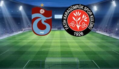Karagümrük – Trabzonspor ilk 11 belli oldu mu? Fatih Karagümrük-Trabzonspor maçının eksikleri kimler? Fatih Karagümrük ve Trabzonspor ilk 11 kadrosu!