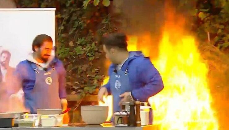 MasterChef Türkiye’nin çekiminde yangın çıktı! Yarışmacılar, alevlerin arasında kaldı