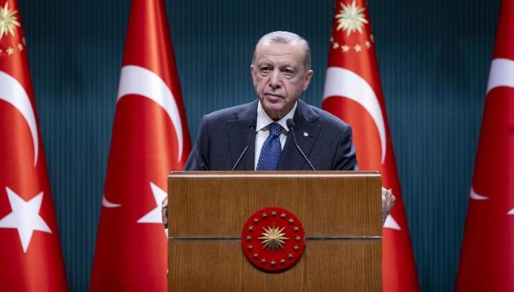 Son Dakika: Cumhurbaşkanı Erdoğan, Kabine toplantısının ardından açıklamalarda bulunuyor