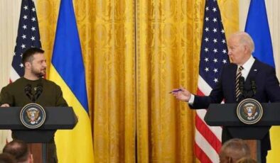 Zelenski ve Biden ABD’de buluştu! Ukrayna liderinin konuşmasını tüm Kongre ayakta alkışladı