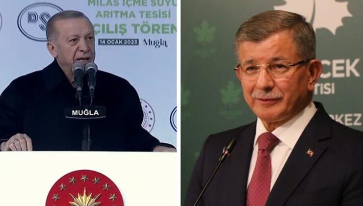 Erdoğan, isim vermeden Davutoğlu’nun sözlerine atıfta bulundu; devamındaki tepkisi bomba