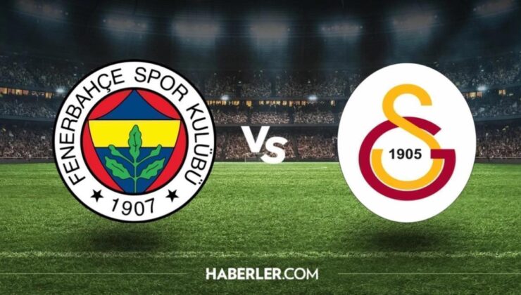 Fenerbahçe Galatasaray maçı canlı izle! 8 Ocak 2023 FB – GS derbi maçını izle! Derbi maçı hangi kanalda yayınlanacak, link var mı?