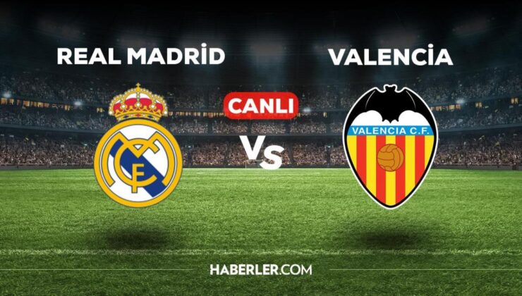 Real Madrid Valencia maçı CANLI izle! Real Madrid Valencia maçı canlı yayın izle! Real Madrid Valencia nereden, nasıl izlenir? Madrid maçı canlı izle!
