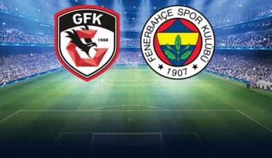 Son Dakika: Gaziantep FK-Fenerbahçe maçında ilk 11’ler belli oldu! Yeni transfer ayağının tozuyla sahada