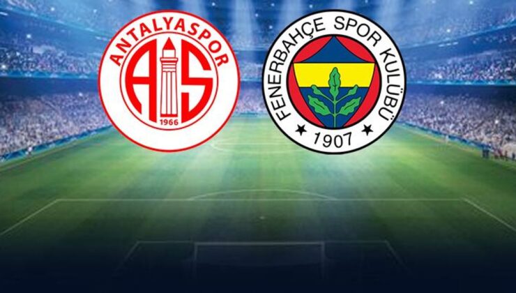 Son Dakika: Jorge Jesus’tan şaşırtan tercih! Antalyaspor-Fenerbahçe maçında ilk 11’ler belli oldu