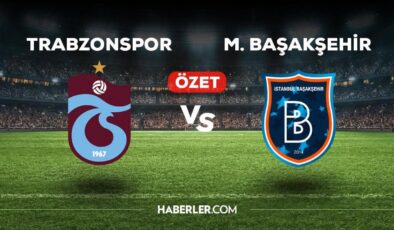 Trabzonspor Başakşehir maç özeti! (VİDEO) Trabzonspor Başakşehir maçı özeti izle! Trabzonspor Başakşehir maçı kaç kaç bitti?