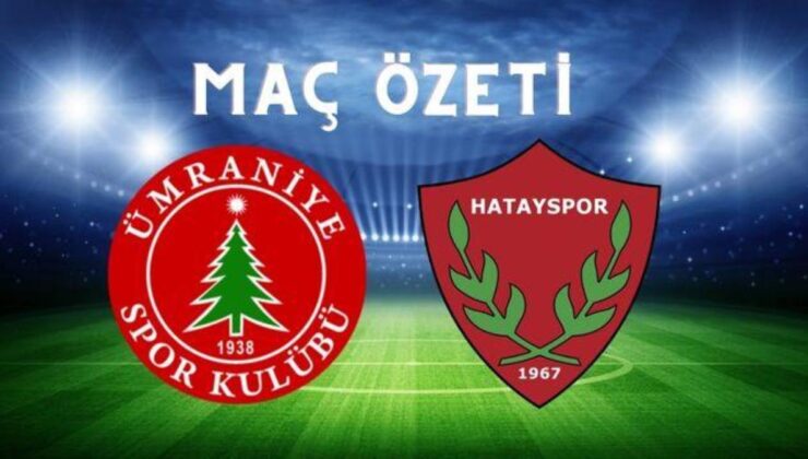 Ümraniyespor-Hatayspor maç özeti! (VİDEO) Ümraniyespor – Hatayspor maçı özeti izle! Ümraniyespor Hatayspor maçı kaç kaç bitti?