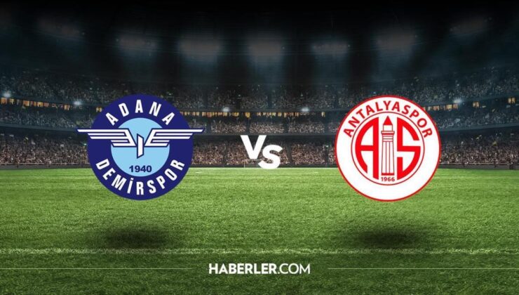 Adana Demirspor – Antalyaspor maçı canlı izle! Adana Demirspor – Antalyaspor maçı canlı izleme link var mı? Adana Demirspor – Antalyaspor maçı nereden