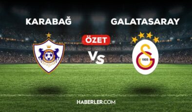 Karabağ Galatasaray maç özeti! (VİDEO) Karabağ Galatasaray maçı özeti izle! Karabağ Galatasaray maçı kaç kaç bitti?