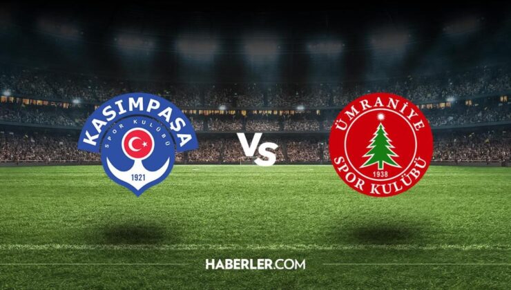 Kasımpaşa – Ümraniyespor maçı canlı izle! Kasımpaşa – Ümraniyespor maçı canlı izleme link var mı? Kasımpaşa – Ümraniyespor maçı nereden izlenir?