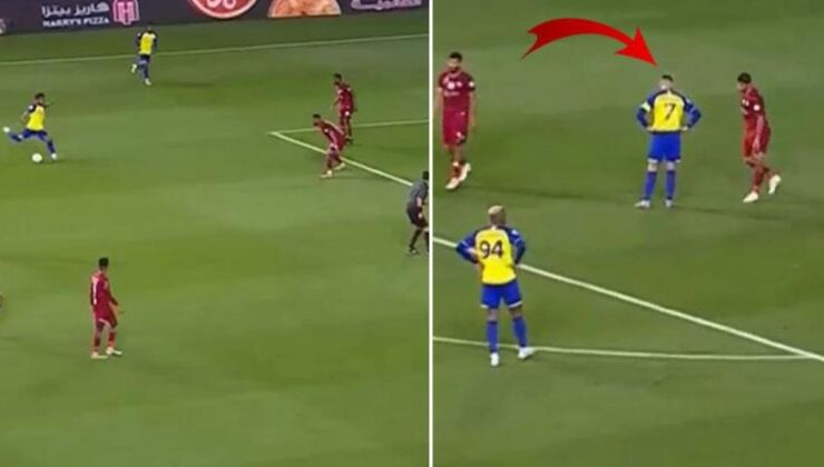 Ronaldo’nun tepkisine dikkat! Al Nassr maçında çekilen şut dalga konusu oldu